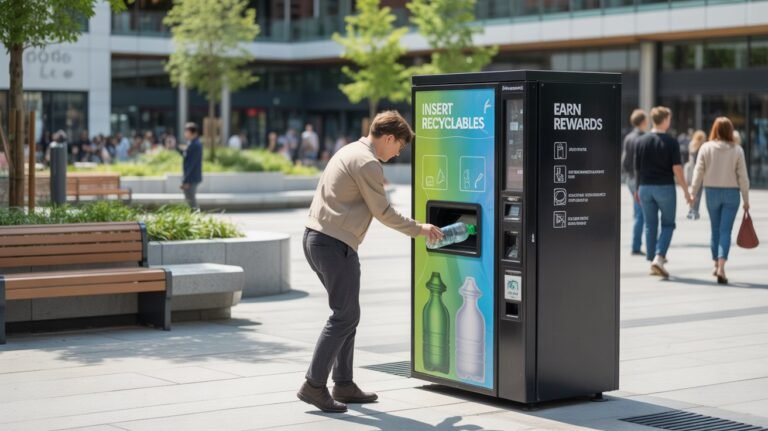 Reverse pvending machine